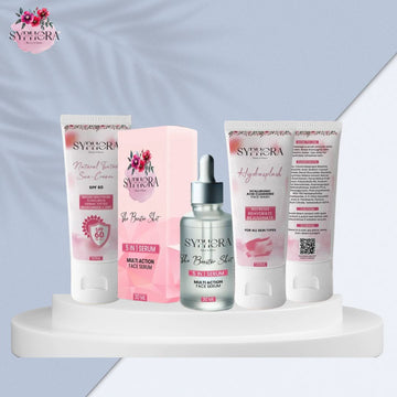 SYPHORA Skincare Essentials – 5 in 1 Serum, Sun Cream & Hydrating Face Wash